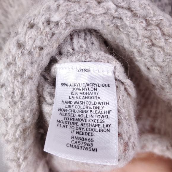 Caslon Beige/Cream Knit Cowl Neck Sweater - Picture 6 of 7